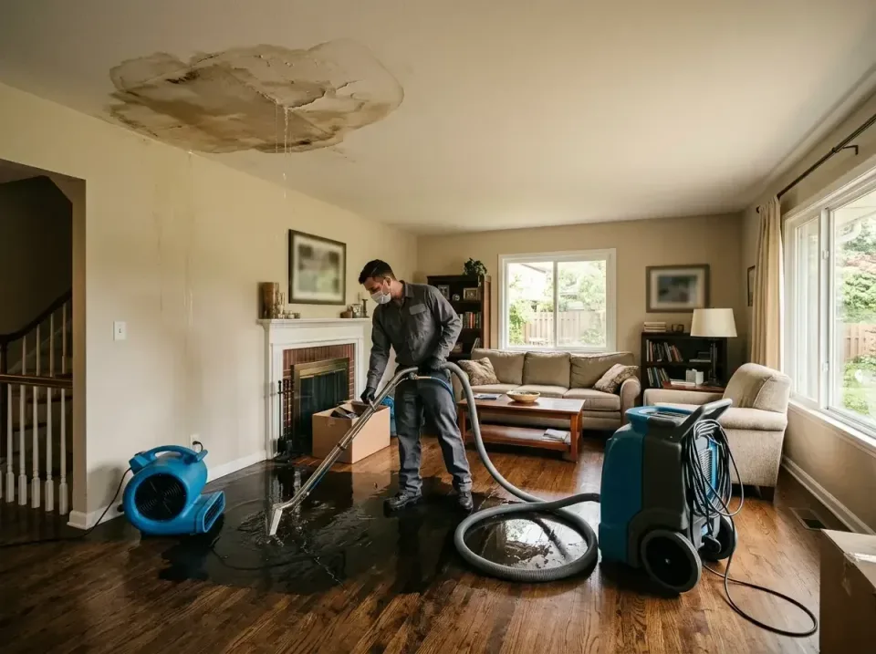 attic-pipe-burst-ceiling-drip-008 — frequently asked questions, Water Damage Restoration & Carpet Care in Cedar Lake, IN